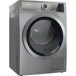 Hotpoint H8 D94SB UK tumble dryer Freestanding Front-load 9 kg A+++ Silver