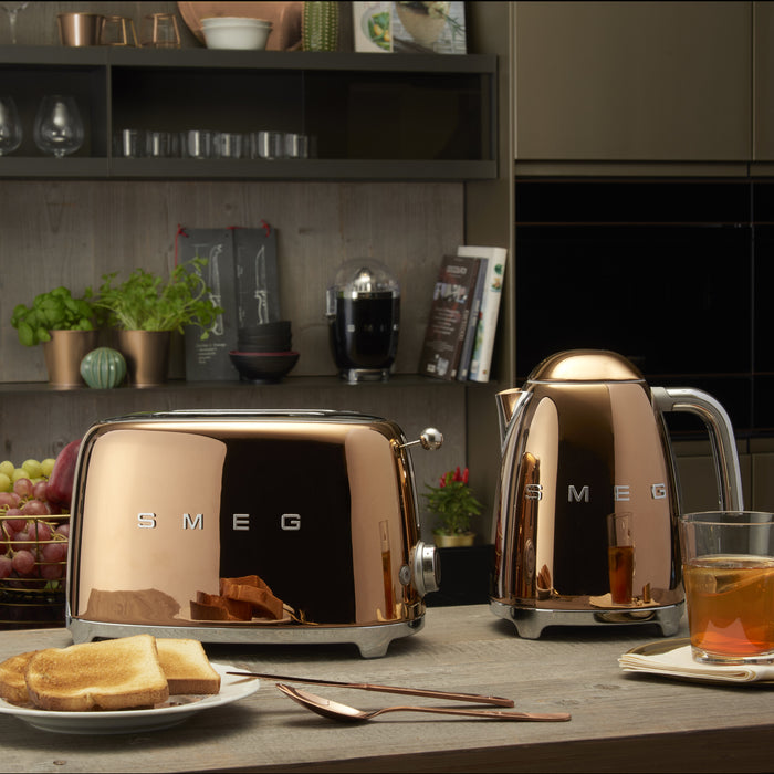 Smeg TSF01RGUK toaster 6 2 slice(s) 950 W Rose gold