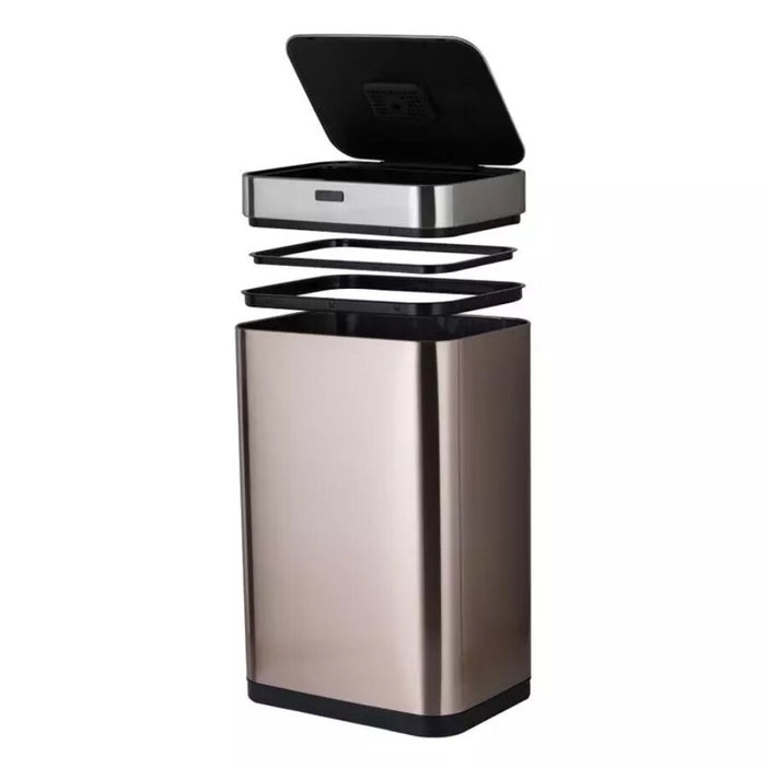 Tower T838001C waste container Rectangular Stainless steel Copper Tower