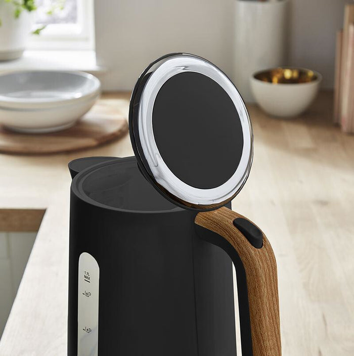 Tower Scandi electric kettle 1.7 L 3000 W Black, Wood Tower