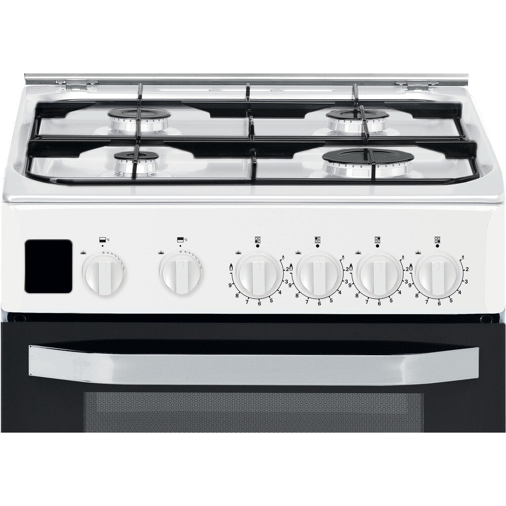 Hotpoint HD5G00CCW/UK Gas Cooker With Full Width Gas Grill - White - Comet