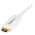 StarTech.com Mini DisplayPort to HDMI Converter Cable - 3 ft (1m) - 4K - White