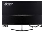 Acer ED0 ED320QRPbiipx 31.5 inch FHD Curved Monitor (VA Panel, FreeSync, 165Hz, 5ms, DP, HDMI, Black)