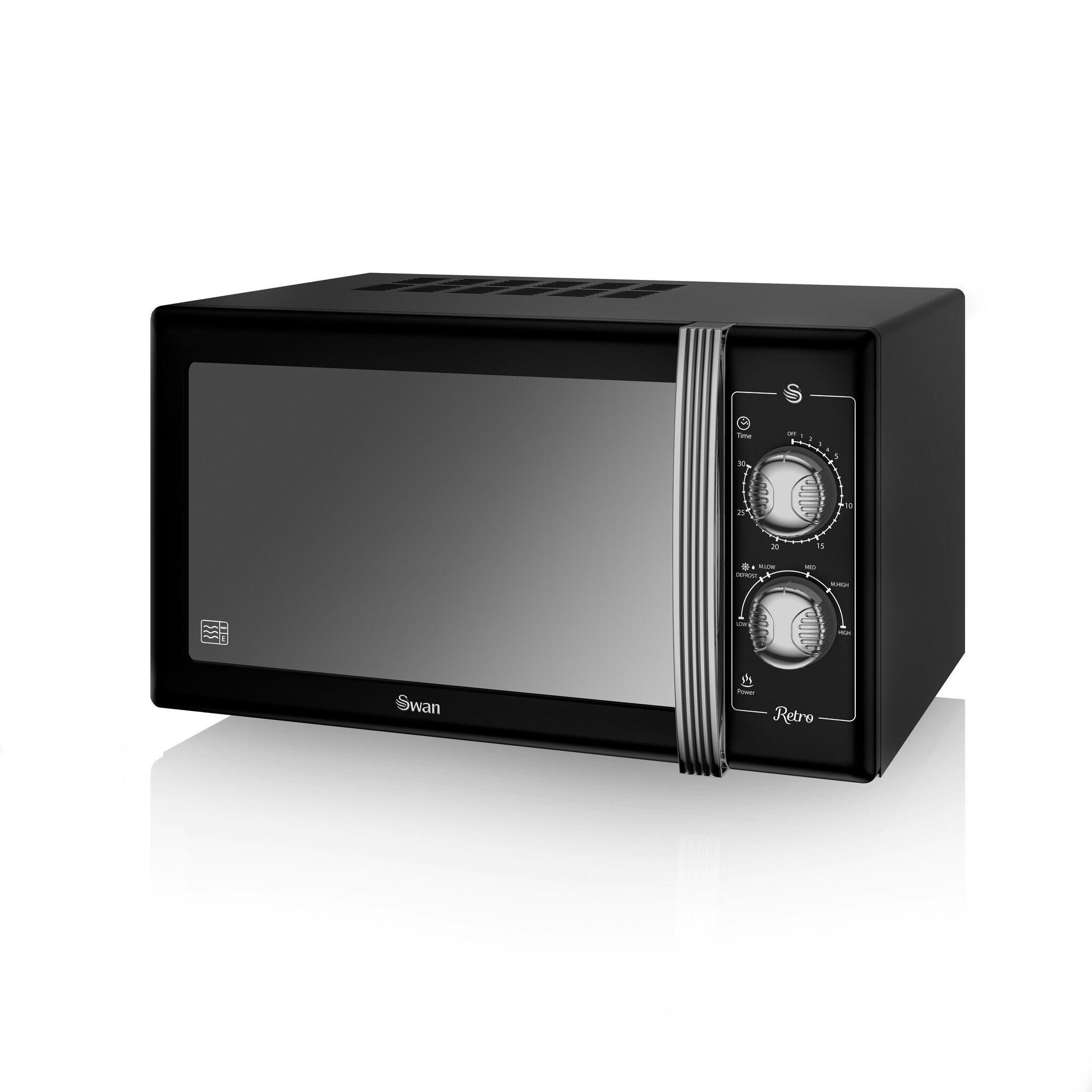 Swan retro deals 25l digital microwave