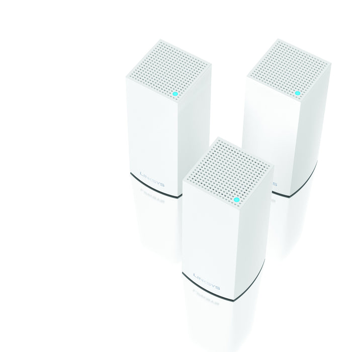 Linksys AX5400 Whole Home Mesh WiFi 6 Dual‑Band System, 3-pack