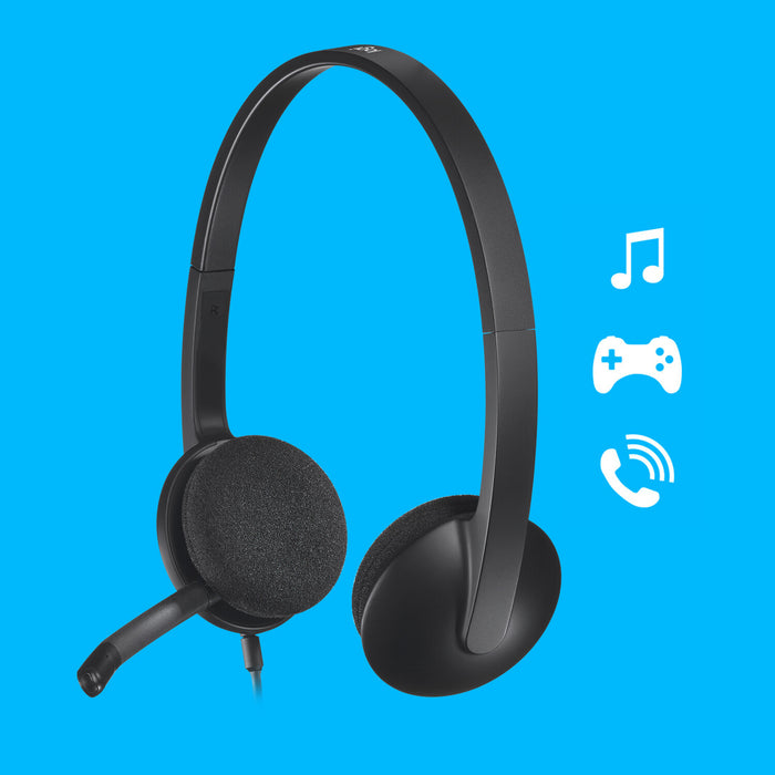 Logitech H340 USB Computer Headset