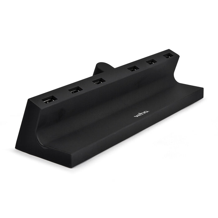 Veho TA-6 Desktop 6 Port USB Charging Hub with 2.4A Output – Black (VAA-016-USB)