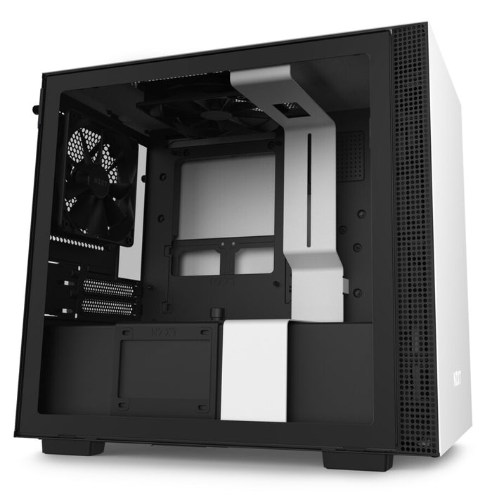 NZXT H210i Matte White Mini Tower Black, White