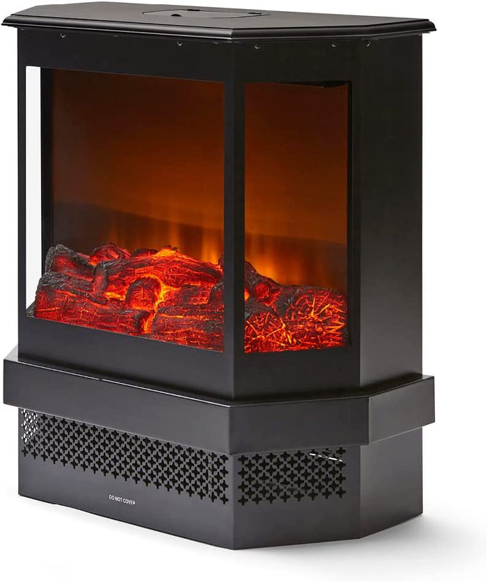 Warmlite 1.8KW Wells Panoramic Log Effect Fire Stove Heater Warmlite