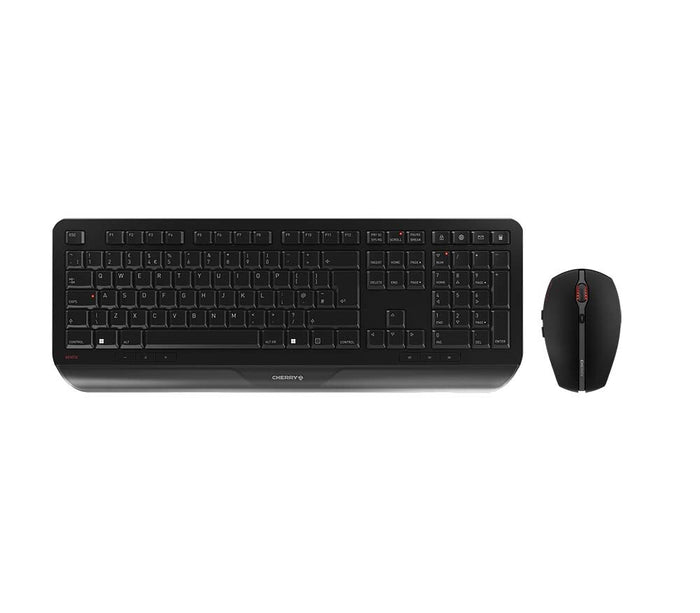 CHERRY GENTIX DESKTOP Wireless Keyboard & Mouse Set, Black, USB (QWERTY - UK) CHERRY