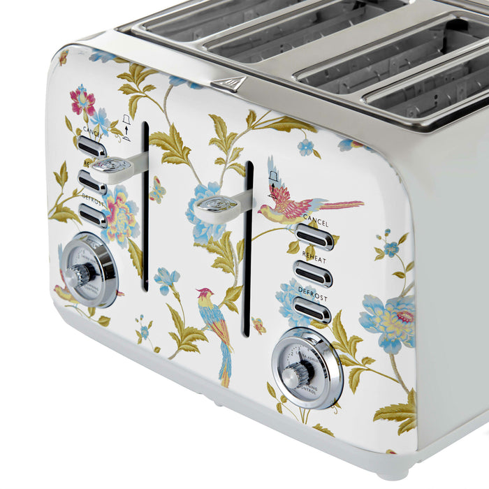 Laura Ashley 4 Slice Toaster Elvedon White