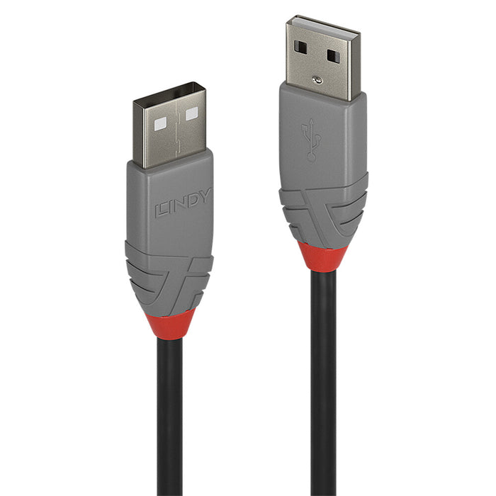 Lindy 2m USB 2.0 Type A Cable, Anthra Line Lindy