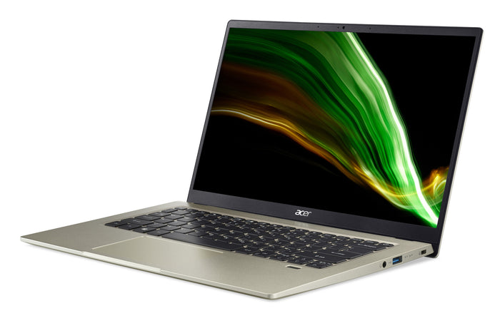 Acer Swift 1 SF114-34-P1R9 Laptop 35.6 cm (14) Full HD Intel® Pentium® Silver N6000 4 GB LPDDR4x-SDRAM 128 GB SSD Wi-Fi 6 (802.11ax) Windows 10 Home in S mode Gold Acer