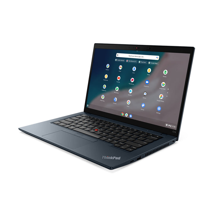 Lenovo ThinkPad C14 Gen 1 Intel® Core™ i5 i5-1235U Chromebook 35.6 cm (14) Full HD 8 GB LPDDR4x-SDRAM 128 GB eMMC Wi-Fi 6E (802.11ax) ChromeOS Blue