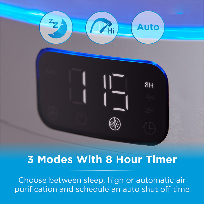 Air Purifier with 8 Hour Timer - Comet