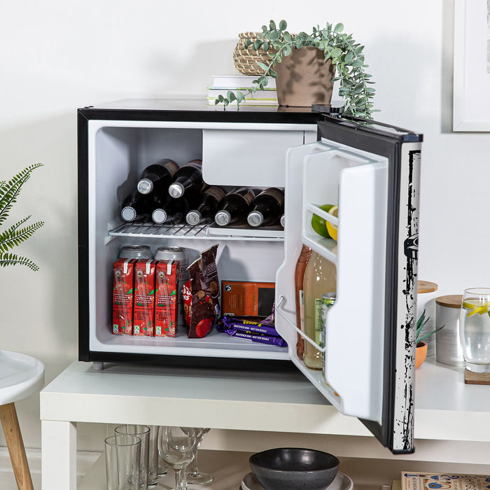 Kuhla KTTF4BGB-1017 fridge Freestanding 43 L F Black, Multicolour Kuhla