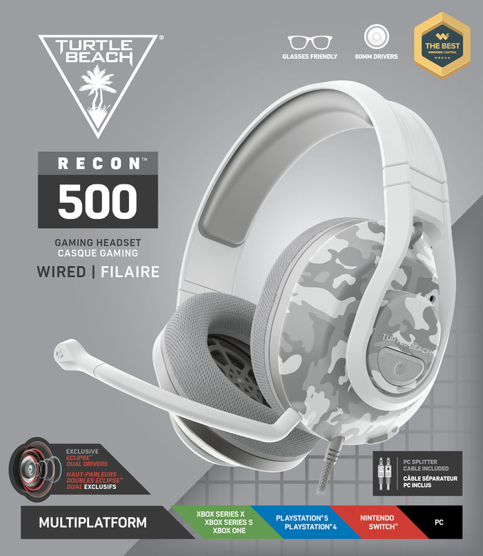 Turtle Beach Recon 500 Headset Wired Head-band Gaming White