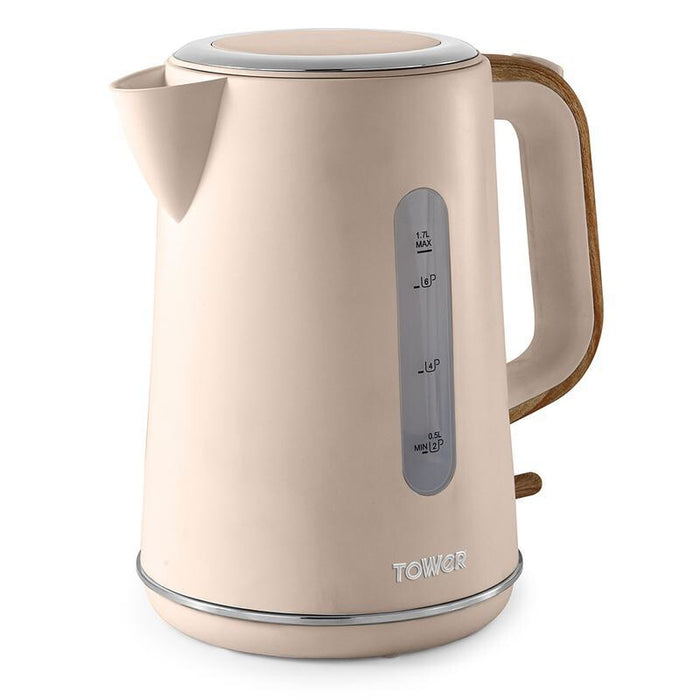 Tower Scandi electric kettle 1.7 L 3000 W Brown, Wood Tower