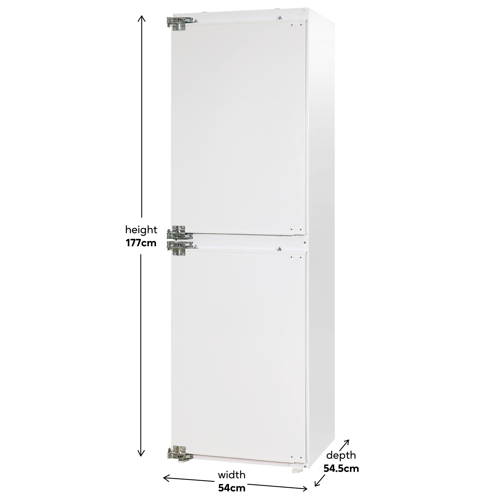 RUSSELL HOBBS BUILT IN 55CM WIDE 177CM HIGH FRIDGE Comet
