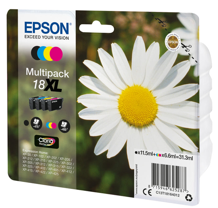 Epson Daisy Multipack 4-colours 18XL Claria Home Ink Epson