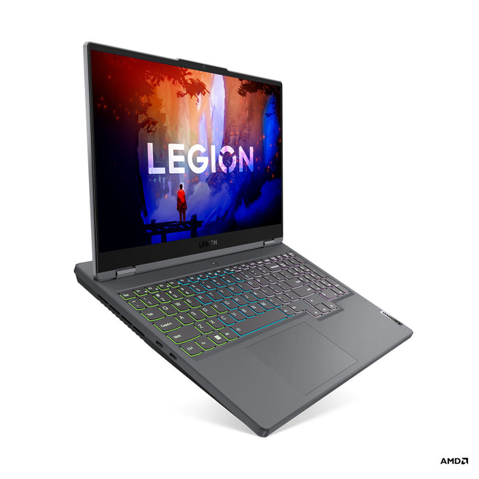 Lenovo Legion 5 15ARH7H AMD Ryzen™ 7 6800H Laptop 39.6 cm (15.6) Wide Quad HD 32 GB DDR5-SDRAM 1 TB SSD NVIDIA GeForce RTX 3070 Ti Wi-Fi 6 (802.11ax) Windows 11 Home Grey