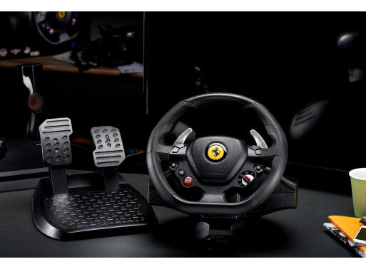 Thrustmaster T80 Ferrari 488 GTB Edition Black Steering wheel + Pedals Digital PC, PlayStation 4, PlayStation 5