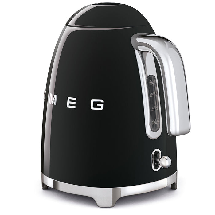 Smeg KLF03BLUK 1.7 Litre Retro Jug Kettle- Black