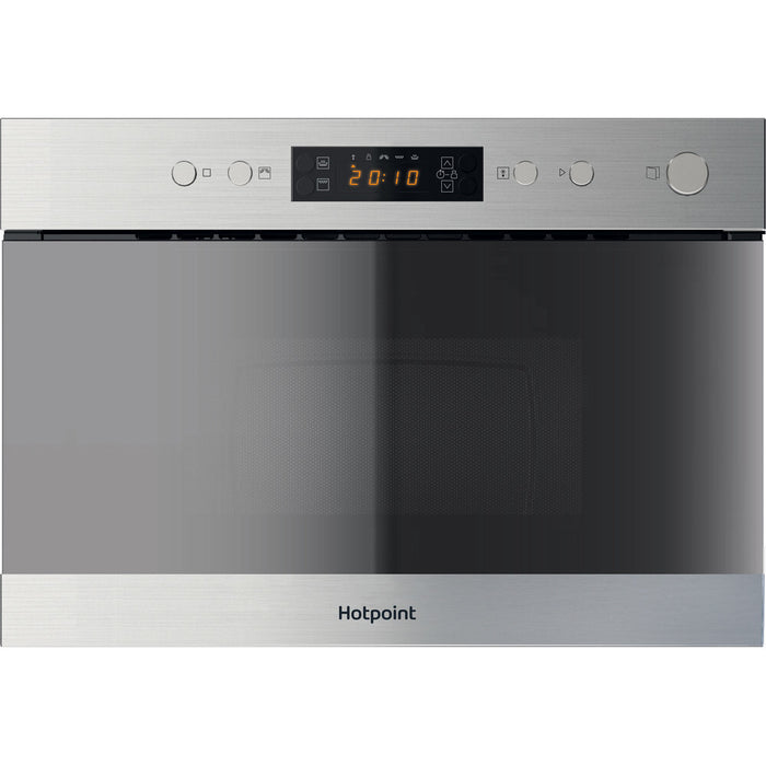Hotpoint MN 314 IX H microwave Built-in Combination microwave 22 L 750 W Black, Stainless steel