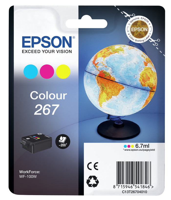 Epson Globe Singlepack Colour 267 ink cartridge Epson