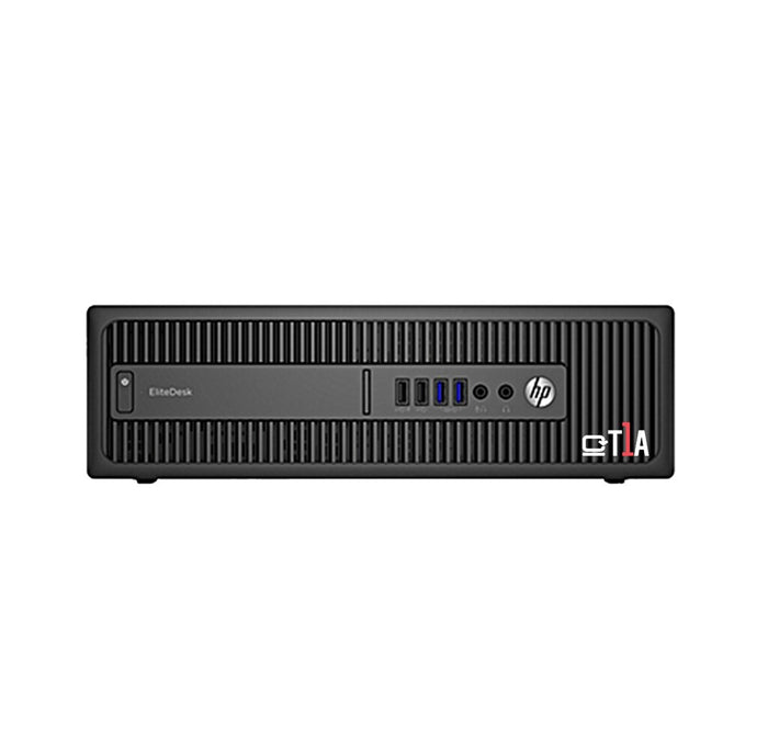 T1A HP EliteDesk 800 G2 Refurbished Intel® Core™ i5 i5-6500 16 GB DDR4-SDRAM 240 GB SSD Windows 10 Pro SFF PC Black