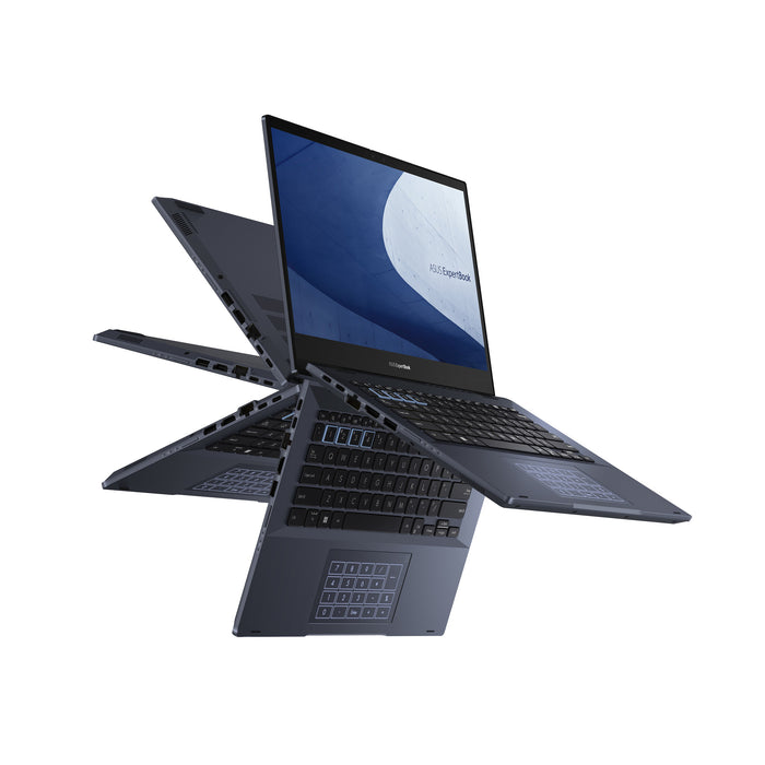 ASUS ExpertBook B5402FEA-HY0226X Hybrid (2-in-1) 35.6 cm (14) Touchscreen Full HD Intel® Core™ i7 i7-1195G7 16 GB DDR4-SDRAM 512 GB SSD Wi-Fi 6 (802.11ax) Windows 11 Pro Black