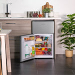 Russell Hobbs RH48UCFF2SS fridge-freezer Freestanding 85 L F Stainless steel