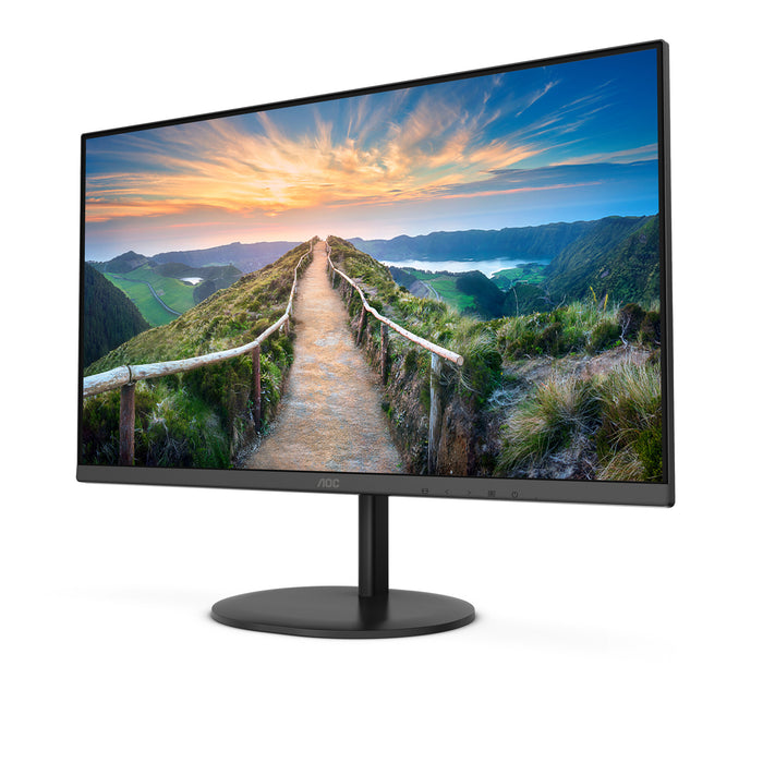 AOC V4 U27V4EA computer monitor 68.6 cm (27) 3840 x 2160 pixels 4K Ultra HD LED Black