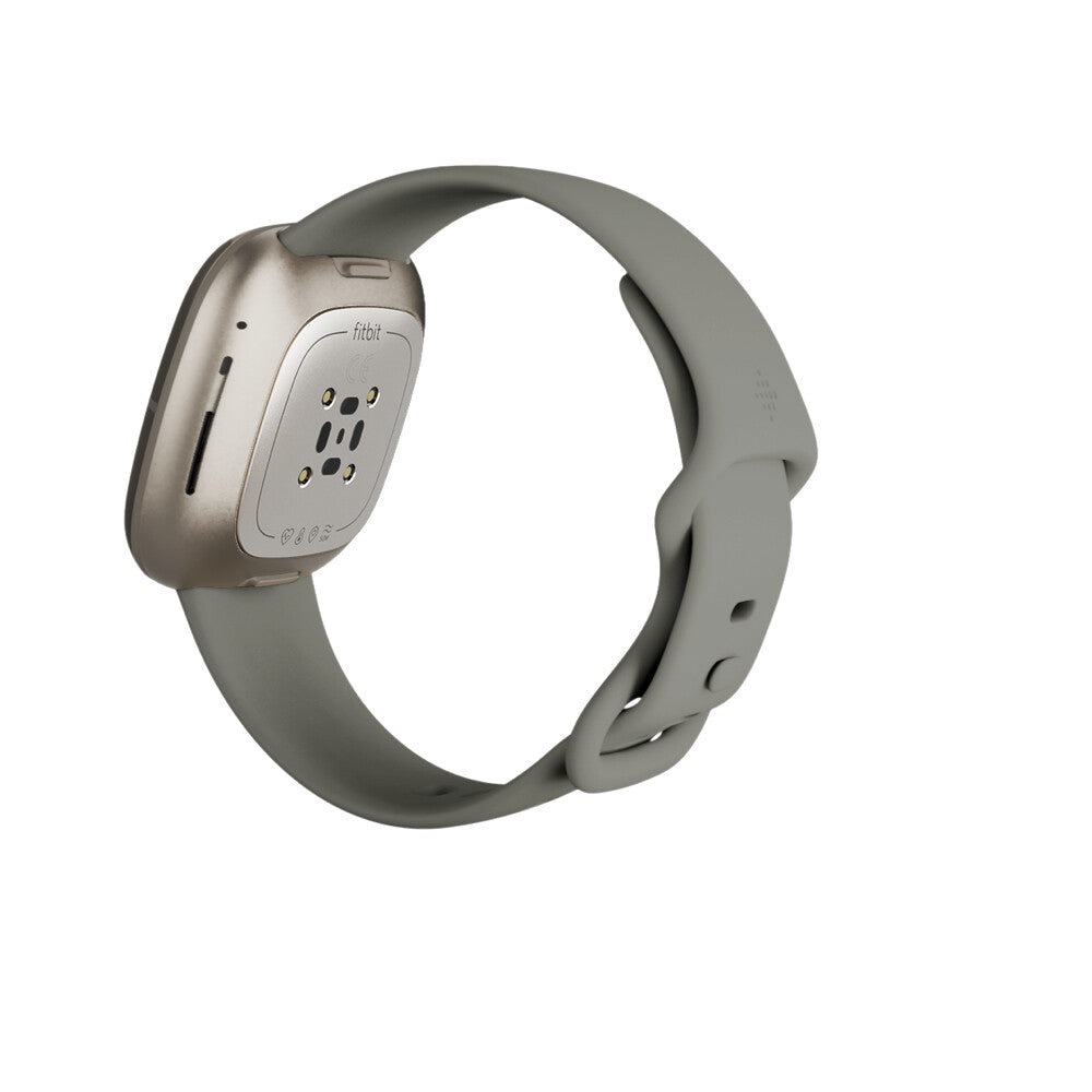 Fitbit Sense 2024 Activity Tracker - Sage Gray/Silver Stainless Steel.