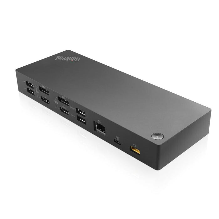 Lenovo 40AF0135UK laptop dock/port replicator Wired USB 3.2 Gen 1 (3.1 Gen 1) Type-C Black Lenovo