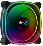 Aerocool ASTRO12 PC Fan 12cm LED RGB Antivibration 6 Pins Black Aerocool