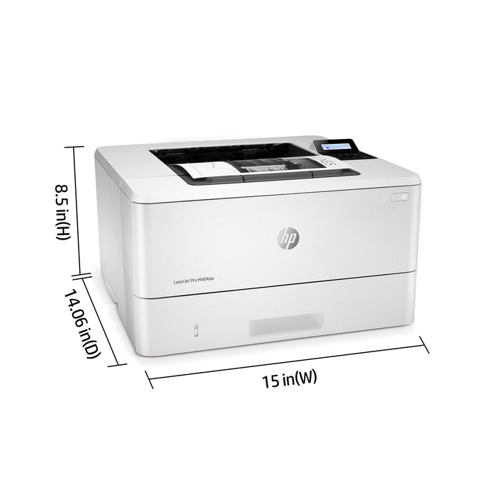 HP LaserJet Pro M404dn, Print, Fast first page out speeds; Compact Size; Energy Efficient; Strong Security