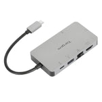 Targus DOCK419EU laptop dock/port replicator Wired USB 3.2 Gen 1 (3.1 Gen 1) Type-C Grey