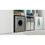 Indesit IWDC 65125 S UK N washer dryer Freestanding Front-load Silver F