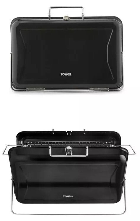 Tower T978516BLK outdoor barbecue/grill Charcoal (fuel) Black Tower