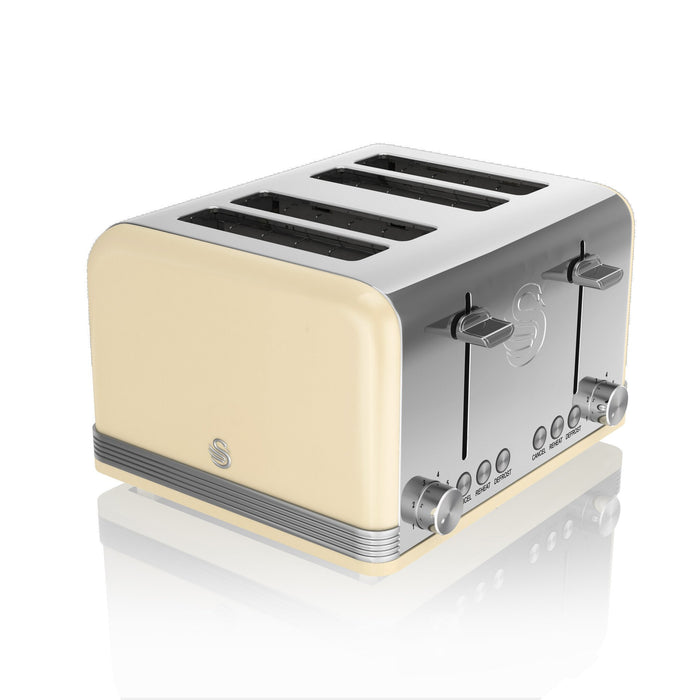 Swan ST19020CN toaster 4 slice(s) 1600 W Cream Swan