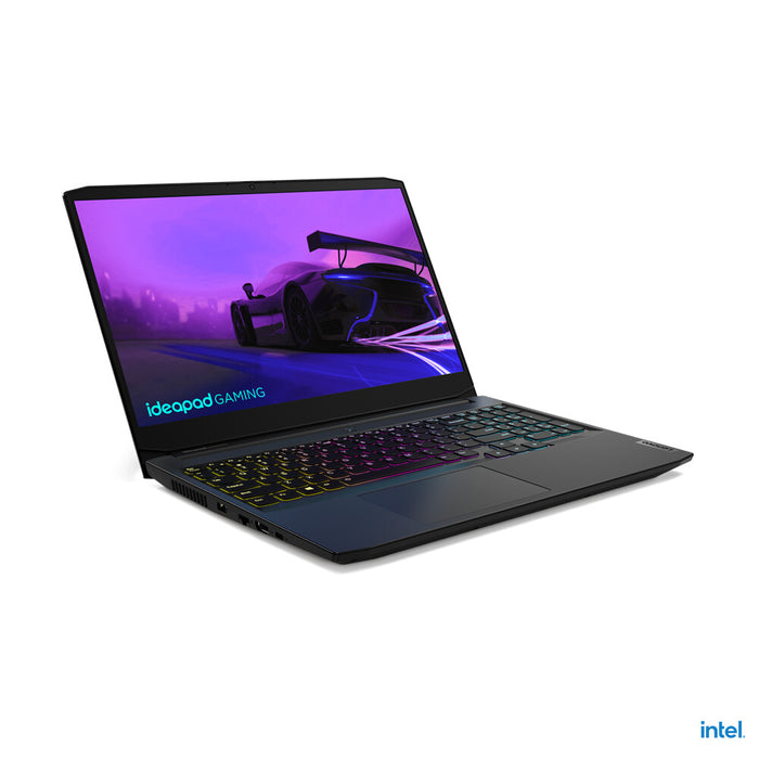 Lenovo IdeaPad Gaming 3 Laptop 39.6 cm (15.6) Full HD Intel® Core™ i5 i5-11320H 8 GB DDR4-SDRAM 512 GB SSD NVIDIA® GeForce® GTX 1650 Wi-Fi 6 (802.11ax) Windows 11 Home Black