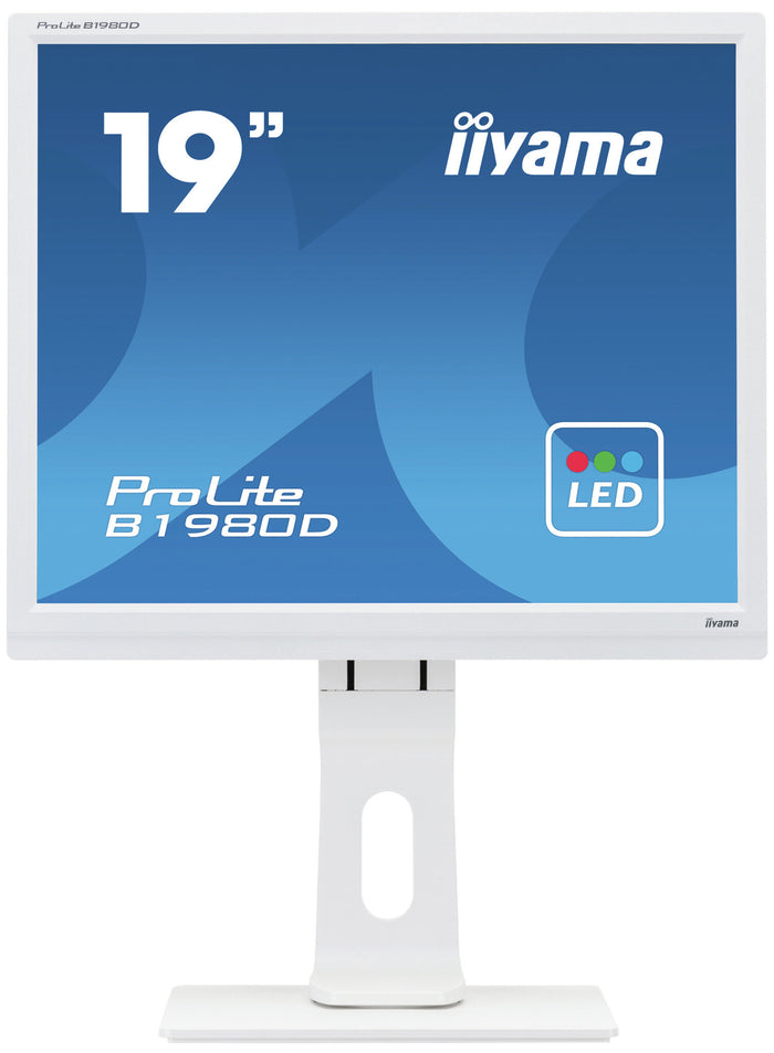 iiyama ProLite B1980D-W1 LED display 48.3 cm (19) 1280 x 1024 pixels SXGA White