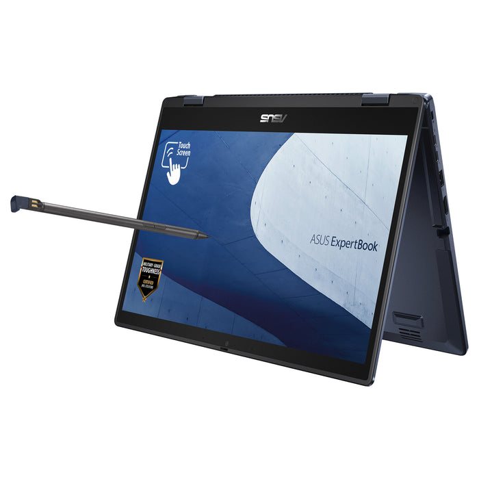 ASUS ExpertBook B3 Flip B3402FEA-EC0713X Hybrid (2-in-1) 35.6 cm (14) Touchscreen Full HD Intel® Core™ i5 i5-1135G7 8 GB DDR4-SDRAM 256 GB SSD Wi-Fi 6 (802.11ax) Windows 11 Pro Black