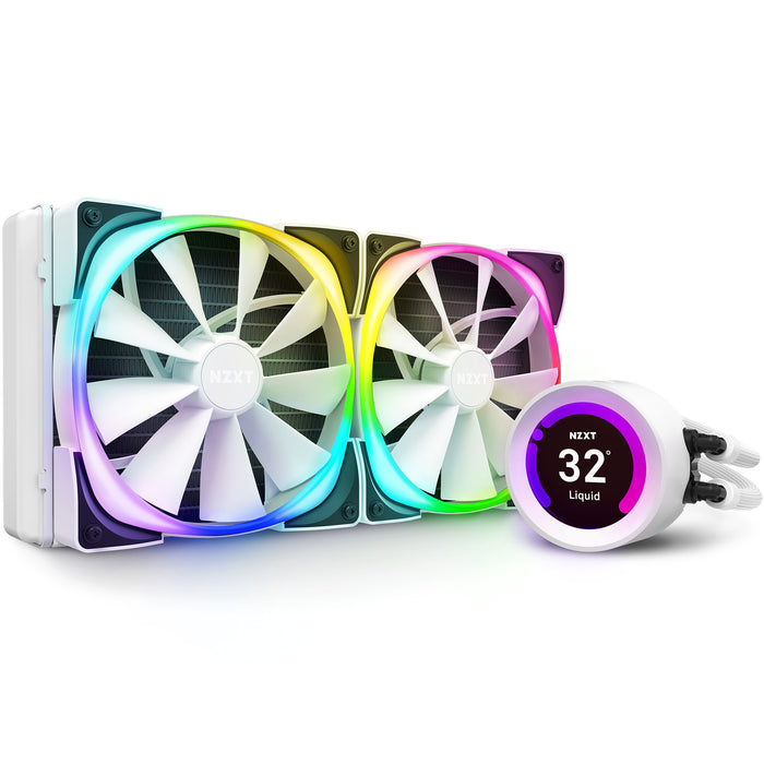 NZXT Kraken Z63 RGB Processor All-in-one liquid cooler 14 cm White NZXT