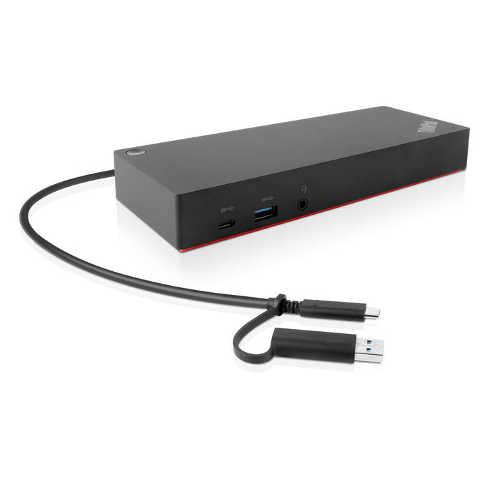 Lenovo 40AF0135UK laptop dock/port replicator Wired USB 3.2 Gen 1 (3.1 Gen 1) Type-C Black