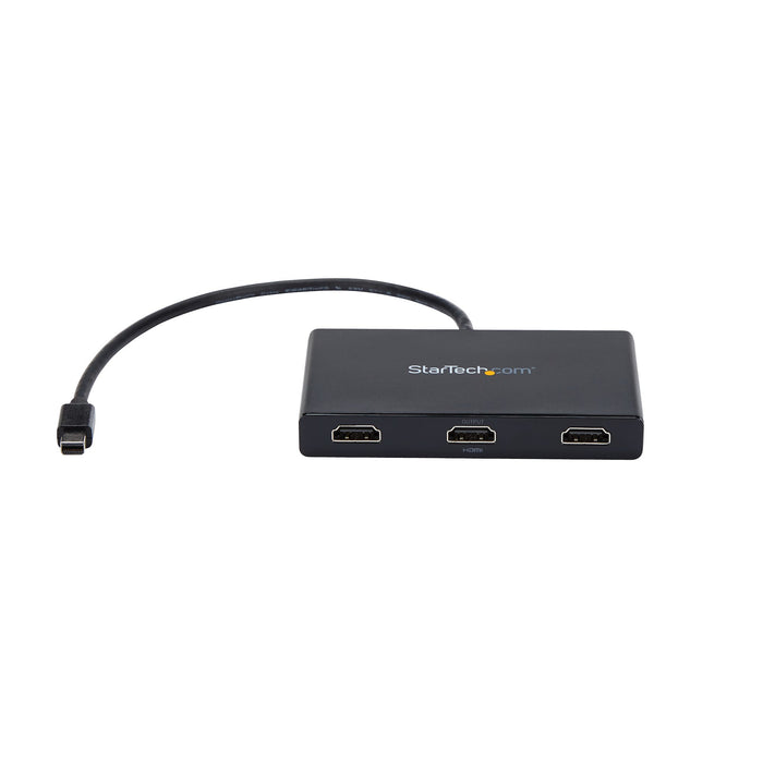 StarTech.com 3-Port Multi Monitor Adapter - Mini DisplayPort to HDMI MST Hub - Triple 1080p or Dual 4K 30Hz - Video Splitter for Extended Desktop Mode on Windows Only - mDP 1.2 to 3x HDMI