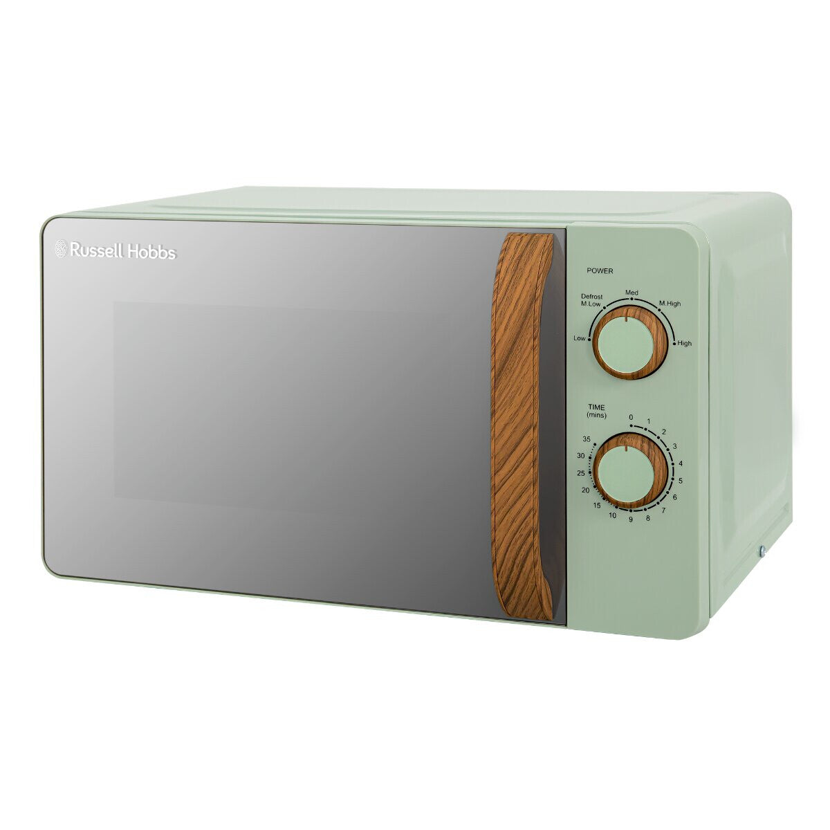 Russell Hobbs RHMM713MG N microwave Countertop Solo microwave 17 L 700 W Green Wood Comet