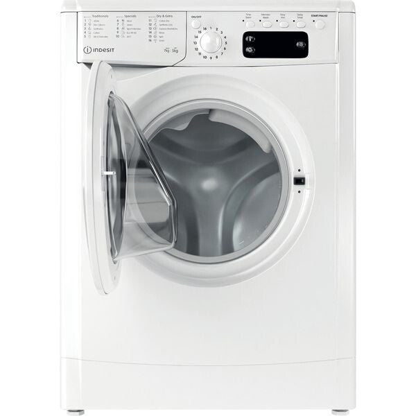 Indesit IWDD 75125 UK N washer dryer Freestanding Front-load White F