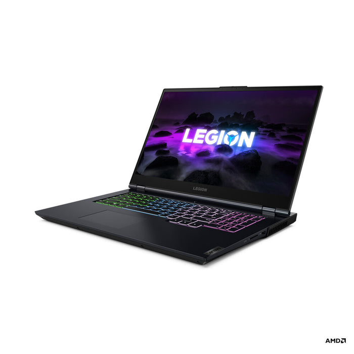 Lenovo Legion 5 AMD Ryzen™ 5 5600H Laptop 43.9 cm (17.3) Full HD 8 GB DDR4-SDRAM 512 GB SSD NVIDIA GeForce RTX 3060 Wi-Fi 6 (802.11ax) Windows 10 Home Black